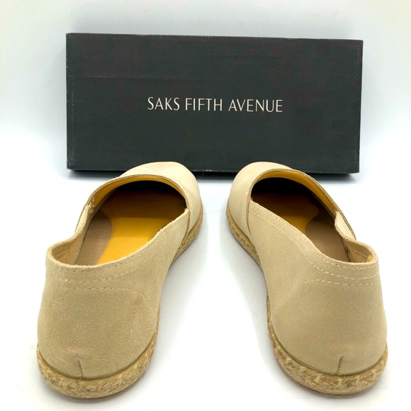 Foot Petals Espadrille Suede Neutral Flat Sz. 7.5 - Picture 4 of 8